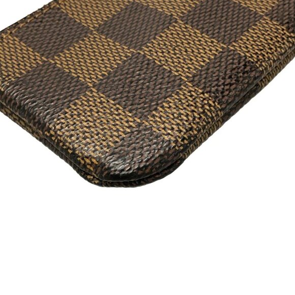 Auth LOUIS VUITTON Pochette Cle N62658 Ebene Damier - Picture 10 of 12